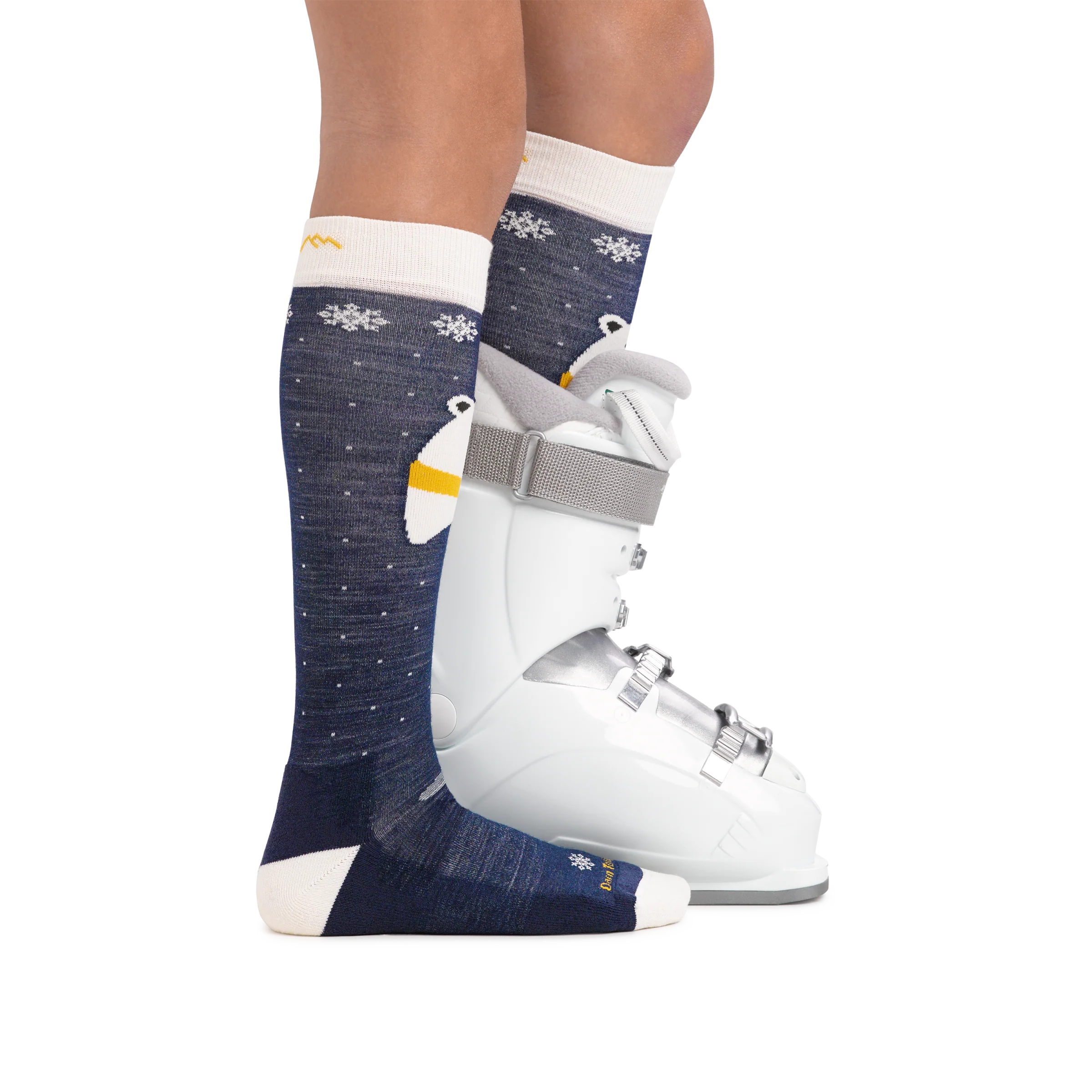 Kids Polar Bear Over-the-Calf Midweight Ski & Snowboard Socks - Image 3