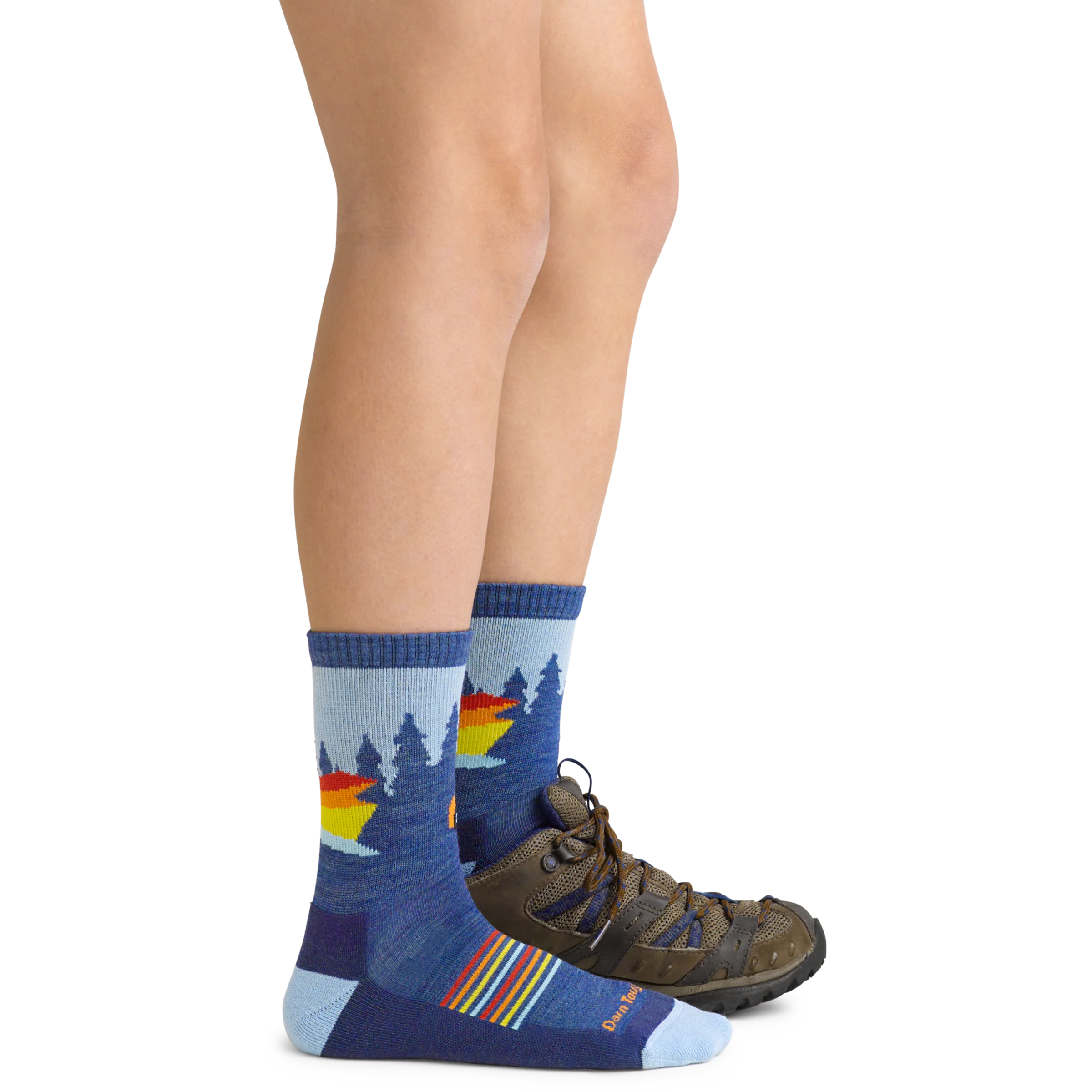 Kids Van Wild Micro Crew Lightweight Hiking Socks - Image 3