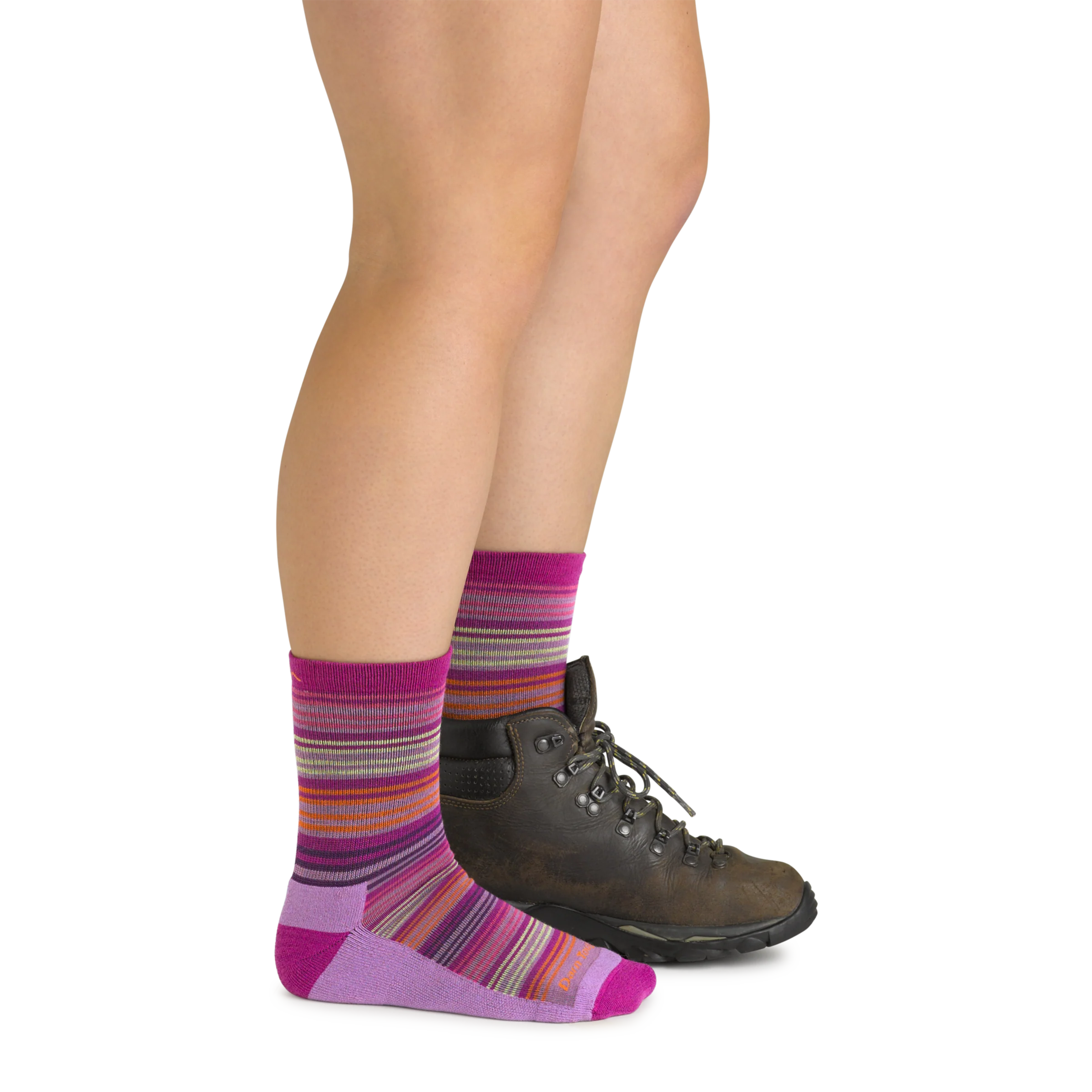 Kids Zebra Canyon Micro Crew Lightweight Hiking Socks - Image 6