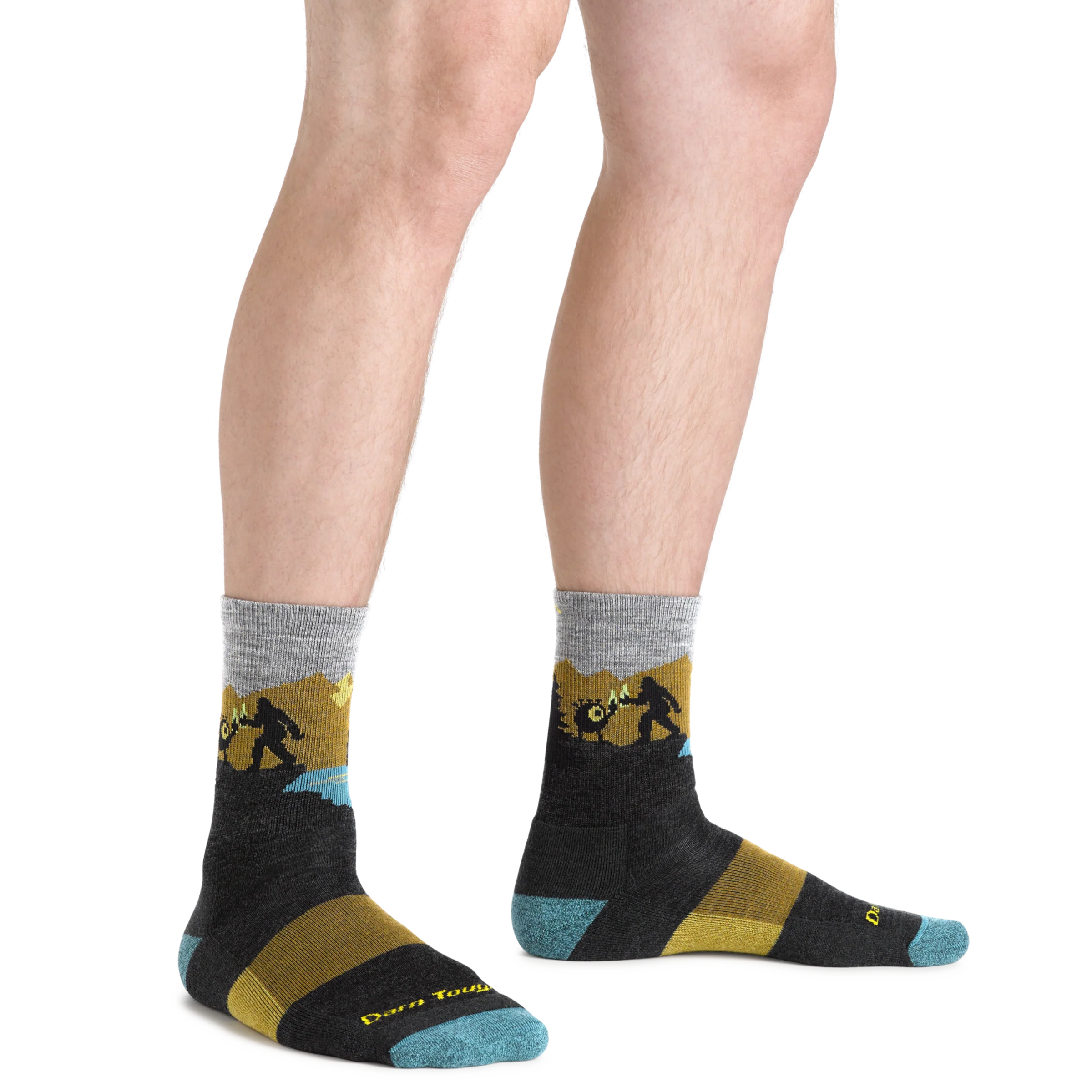 Men's Close Encounters Micro Crew Midweight Hiking Socks - Image 9