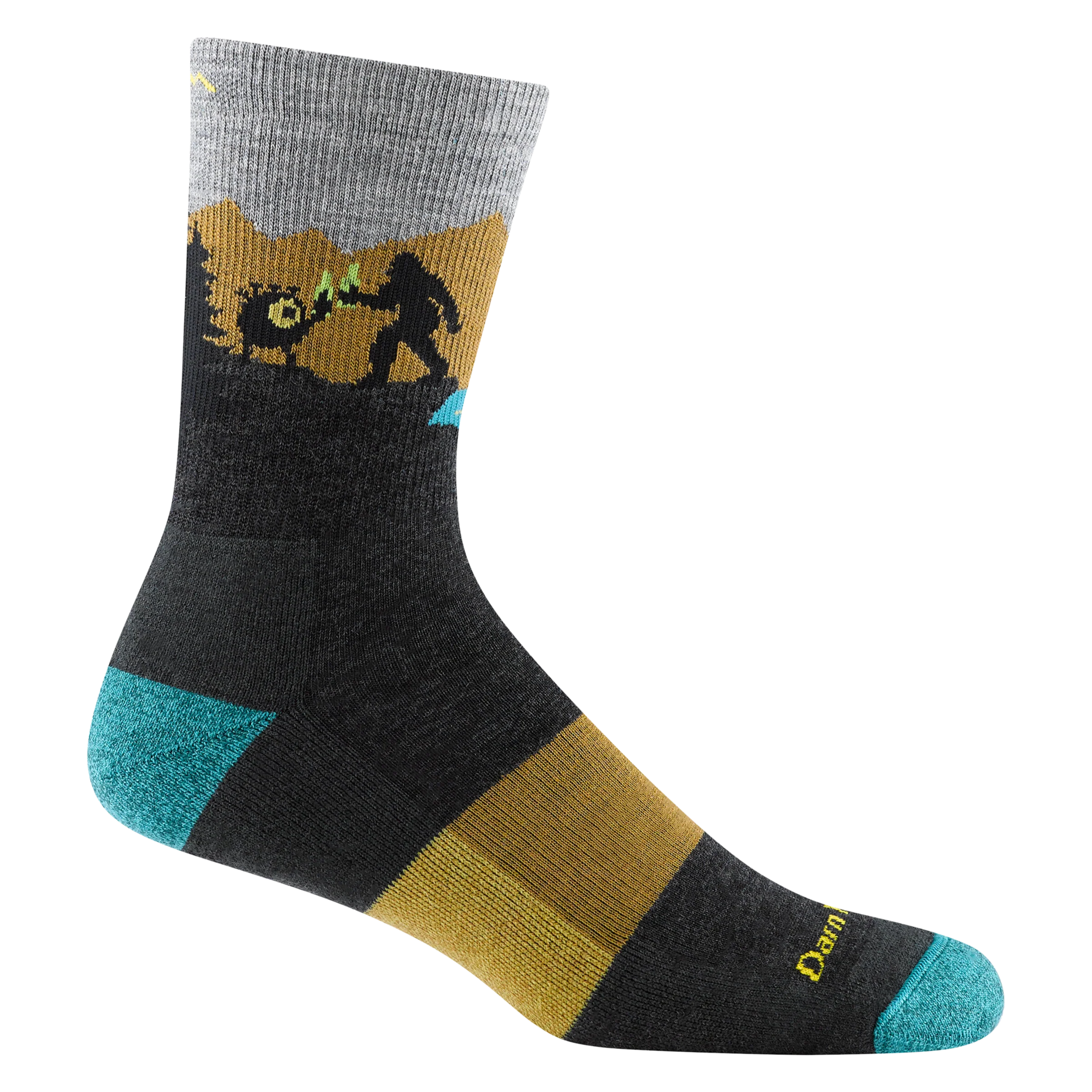 Men's Close Encounters Micro Crew Midweight Hiking Socks - Image 7