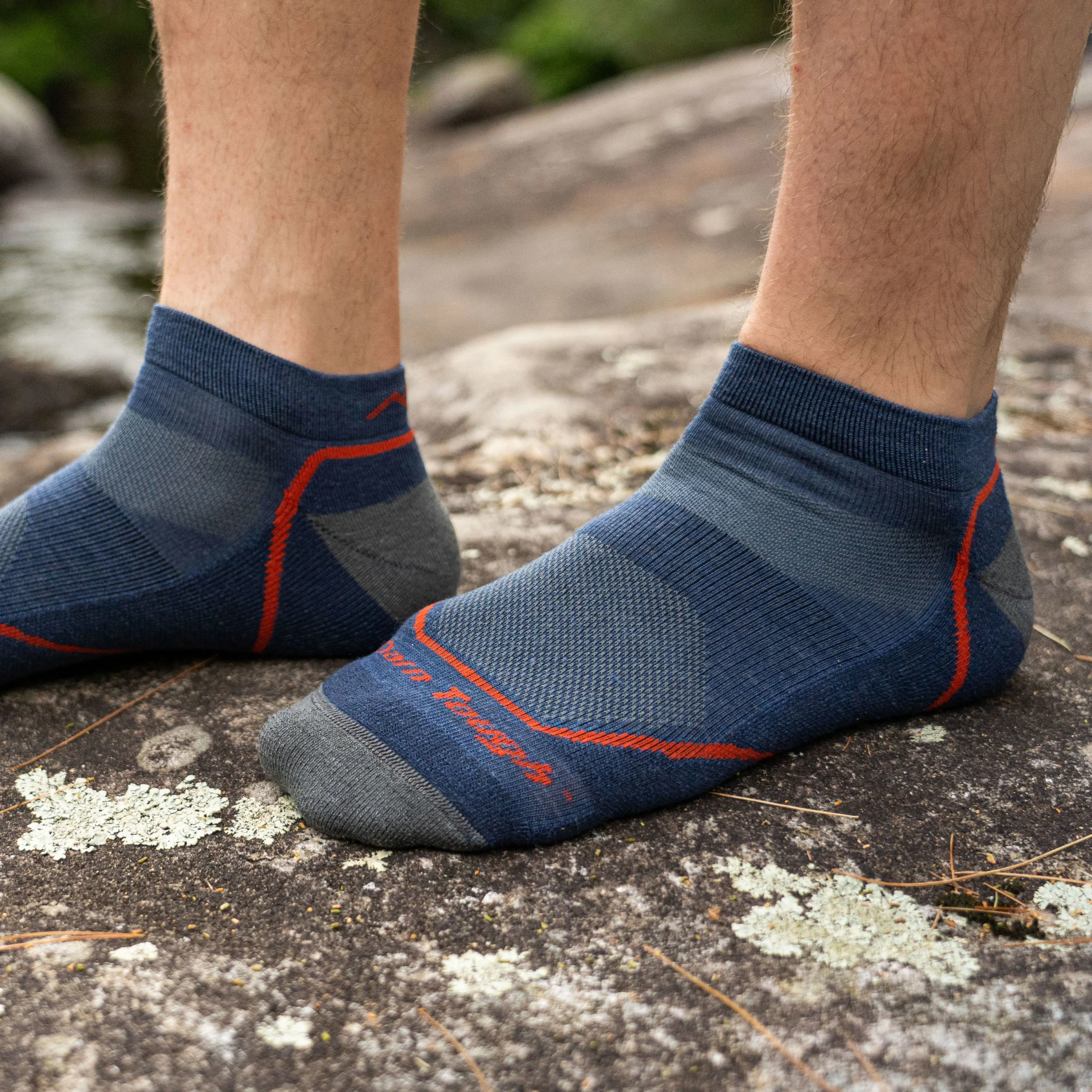 Men's Light Hiker No Show Lightweight Hiking Socks - Image 9