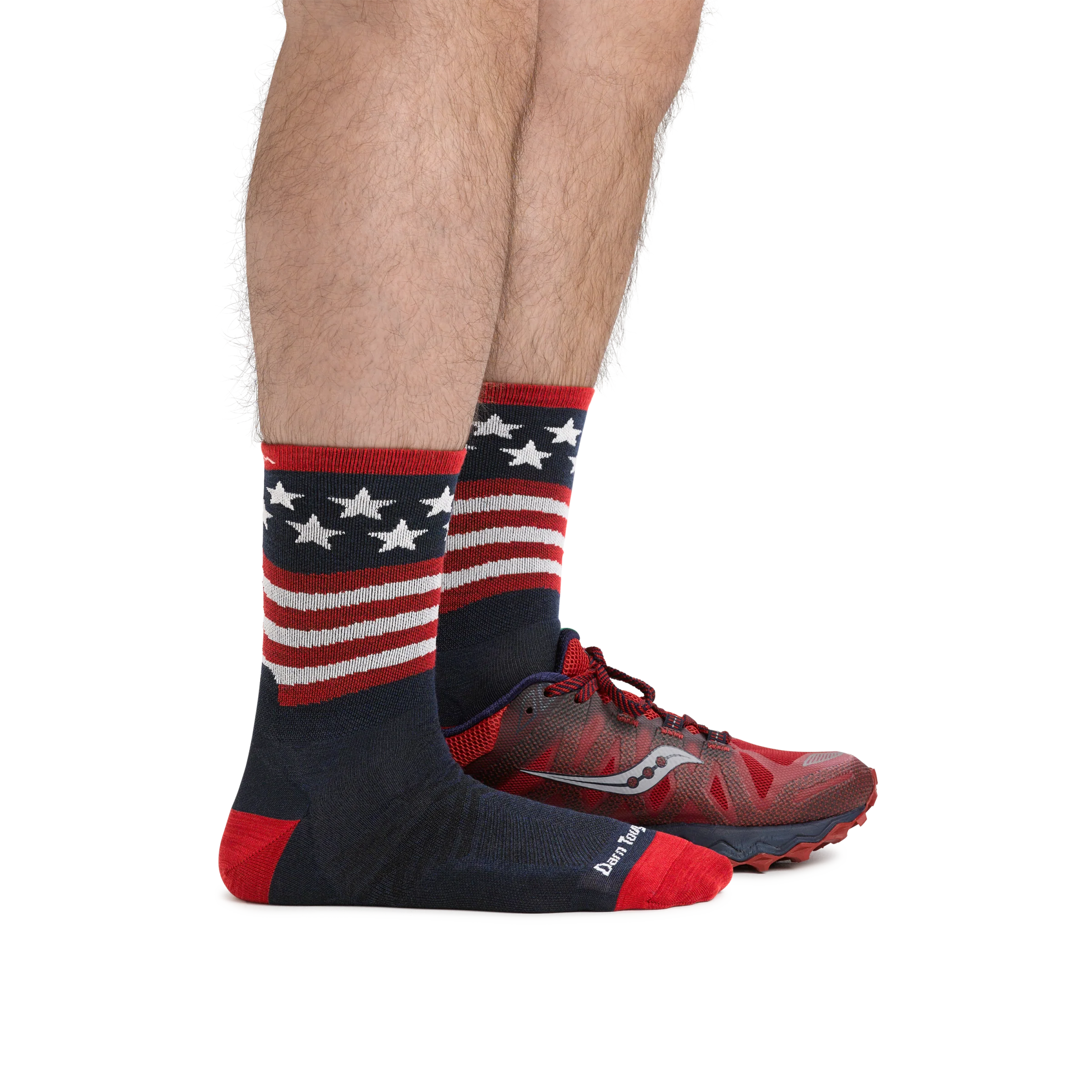 Men's Patriot Micro Crew Ultra-Lightweight Running Socks - Image 3