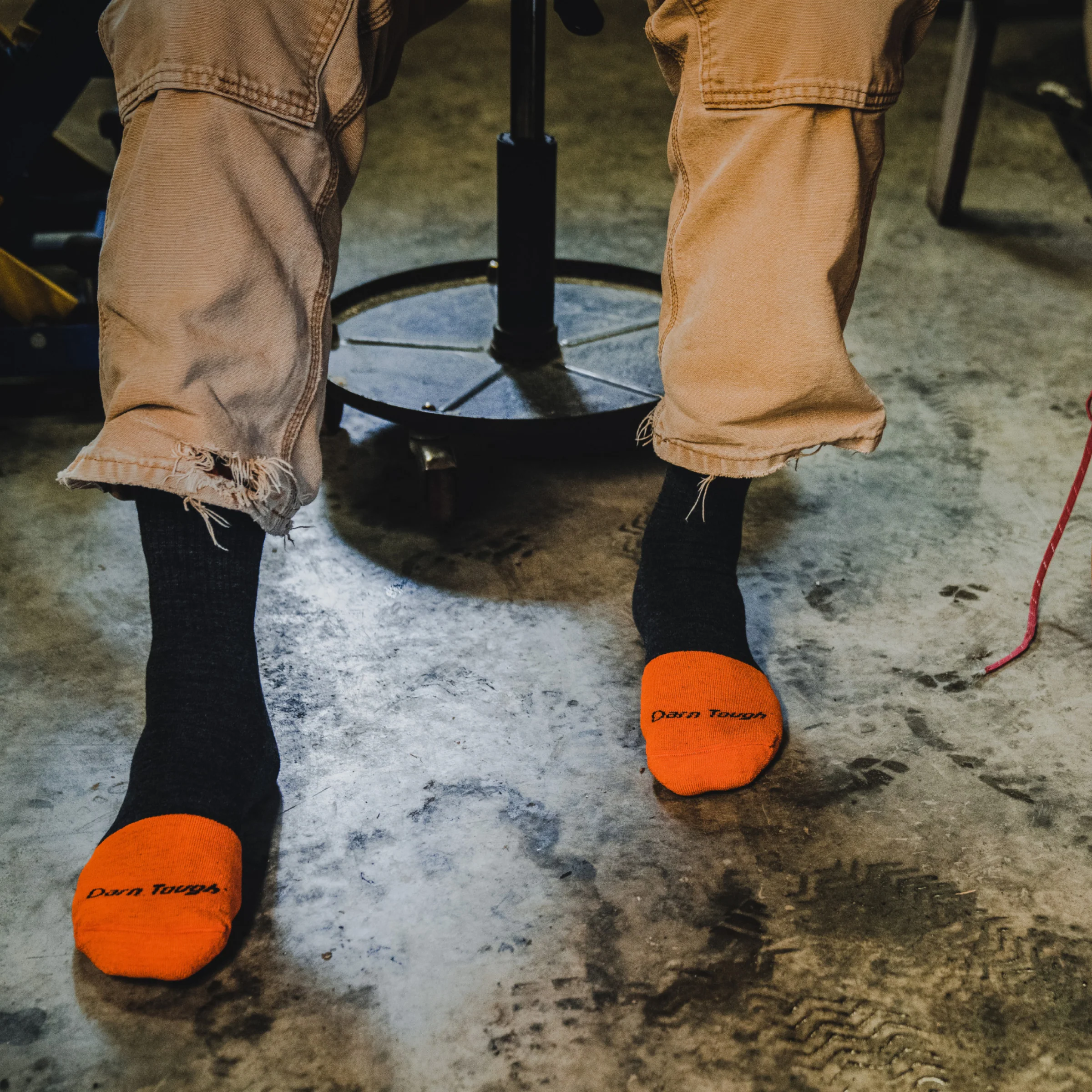 Men's Steely Micro Crew  Midweight Work Sock - Image 4