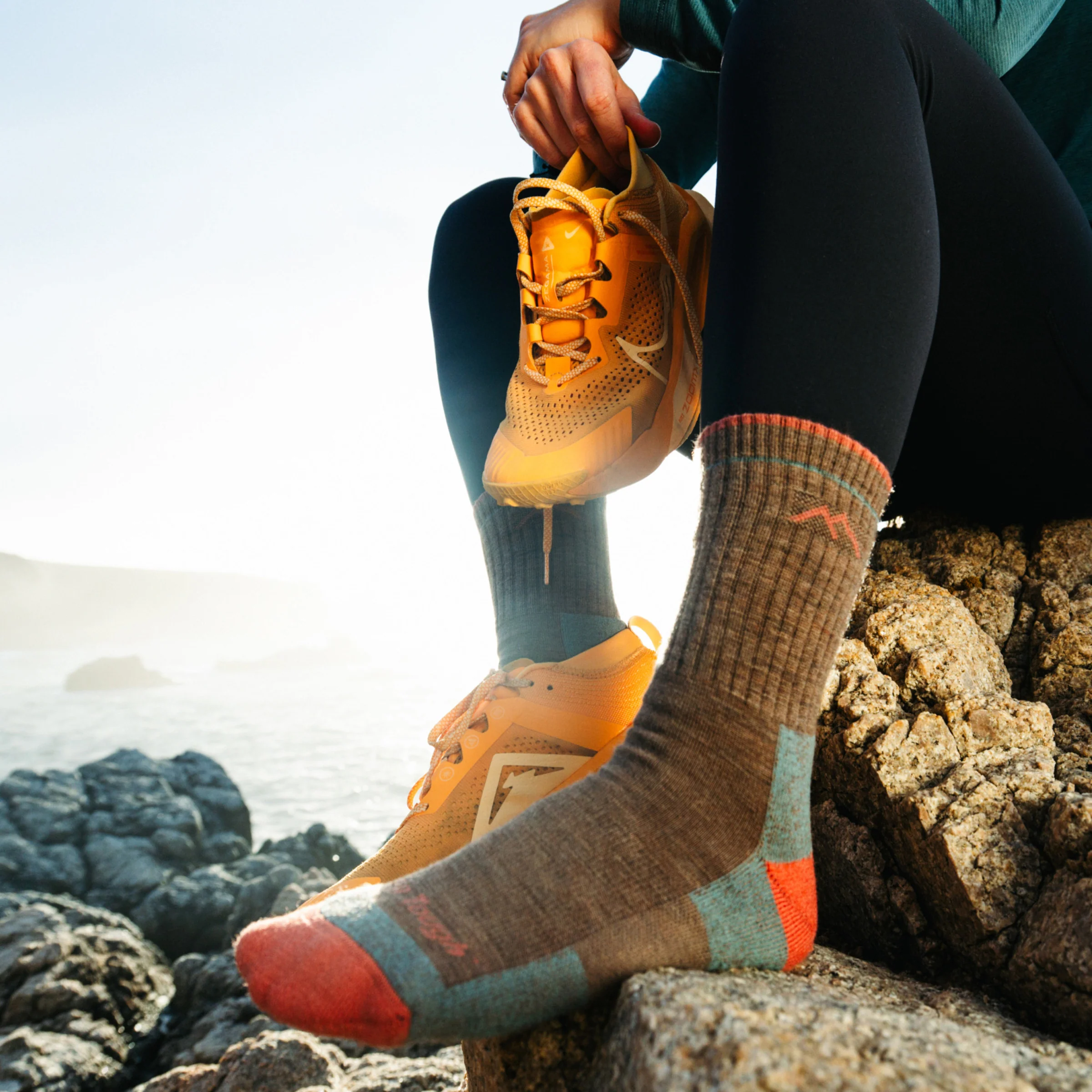 Women's Hiker Micro Crew Midweight Hiking Socks - Image 10