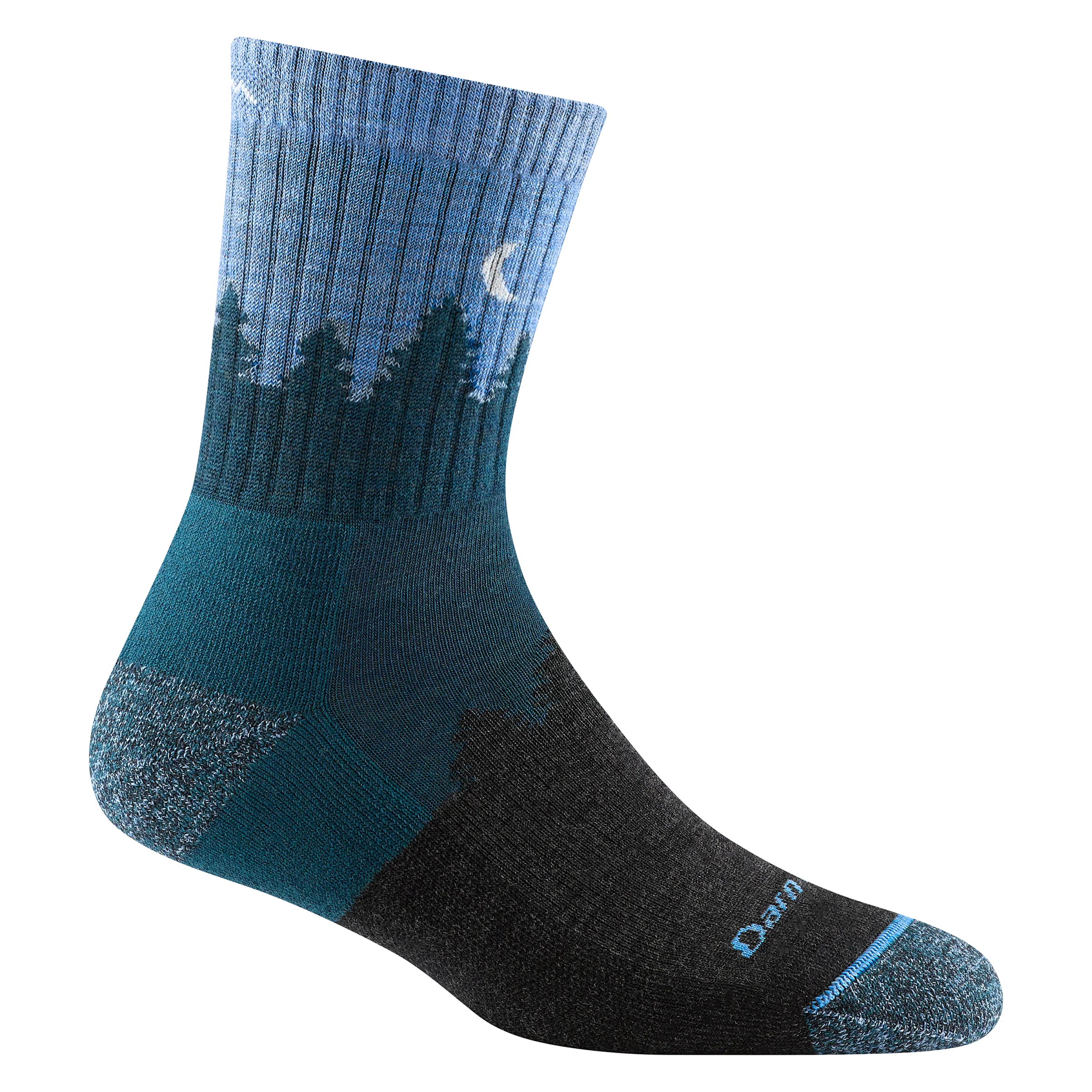 Women's Treeline Micro Crew Midweight Hiking Socks - Image 3